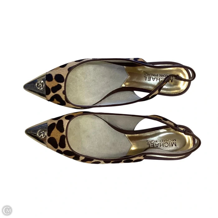 Shoes Heels Kitten By Michael By Michael Kors In Animal Print, Size: 8