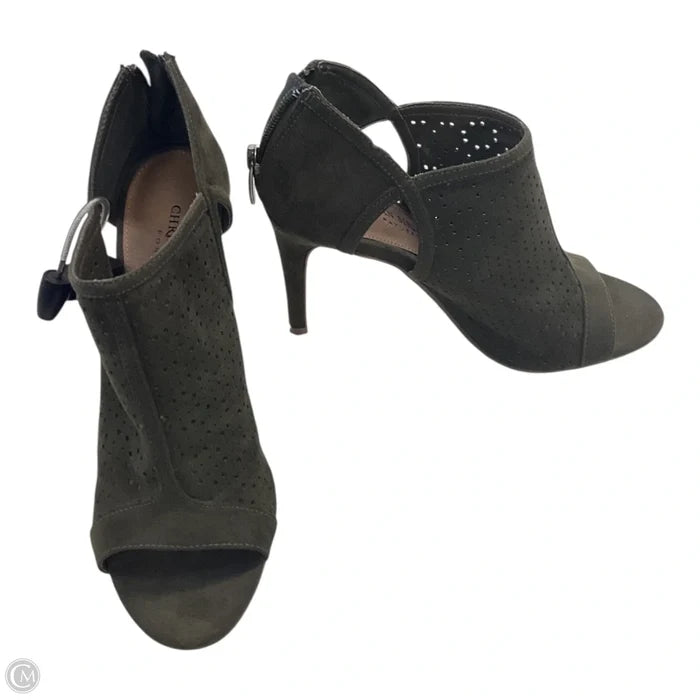 Shoes Heels Stiletto By Christian Siriano In Green, Size: 6
