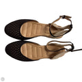 Shoes Heels Wedge By Me Too In Black & Cream, Size: 6