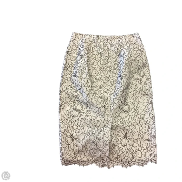 Skirt Midi By Loft In Floral Print, Size: 0