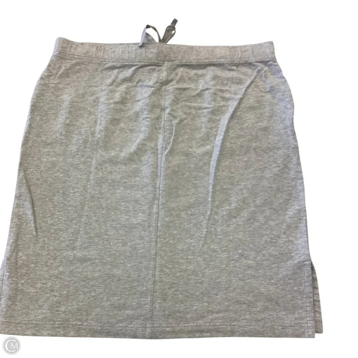 Skirt Midi By Pure Jill In Grey, Size: L