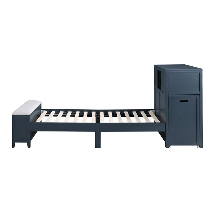 Sloane Blue Bedroom Collection