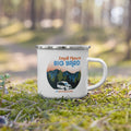 Small House Big Yard Enamel Mug