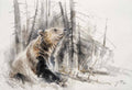 Sniffin' - by artist Gunnar Tryggmo – Turner Fine Art
