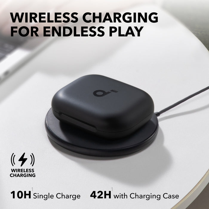 soundcore charging case with wireless charging dless play