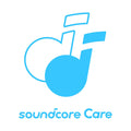 soundcore Care logo with blue music note design