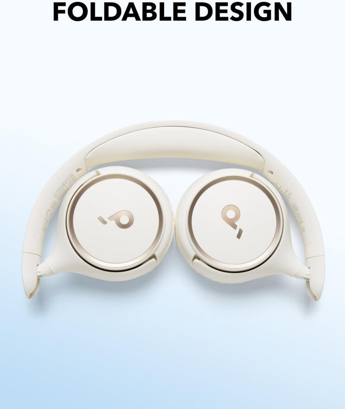 soundcore wireless headphones with foldable design for easy carrying