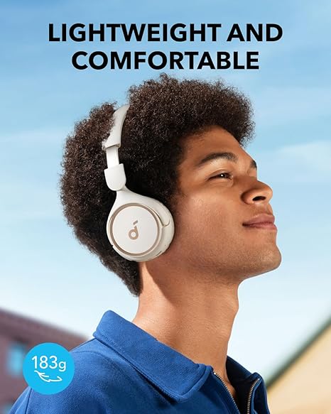 soundcore wireless headphones with lightweight 183g for comfortable fit