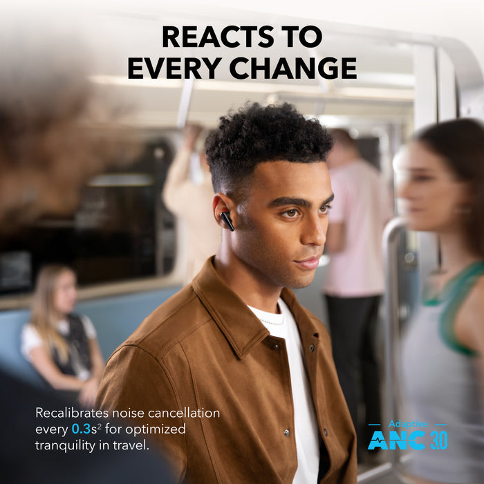 soundcore ANC earbuds with adaptive ANC for travel