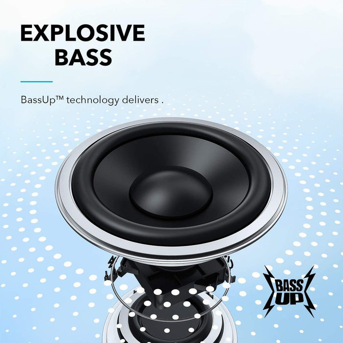soundcore speaker with BassUp technology for explosive bass