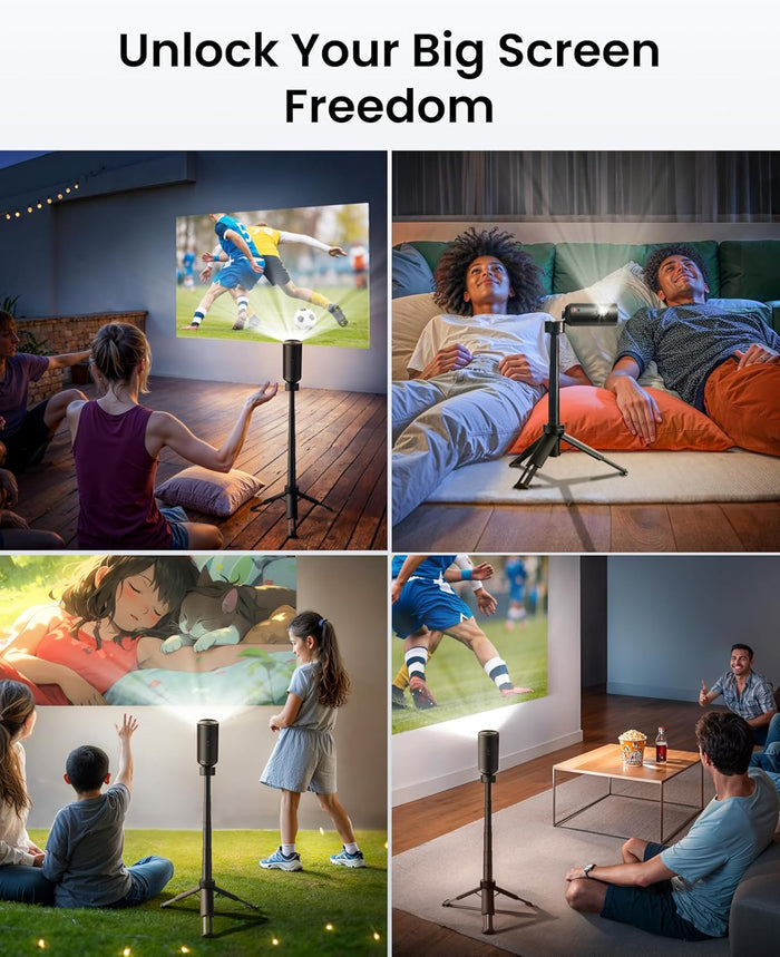soundcore Nebula Capsule 3 & 3 Laser Power Bank Tripod | Extended Playtime & Adjustable Height