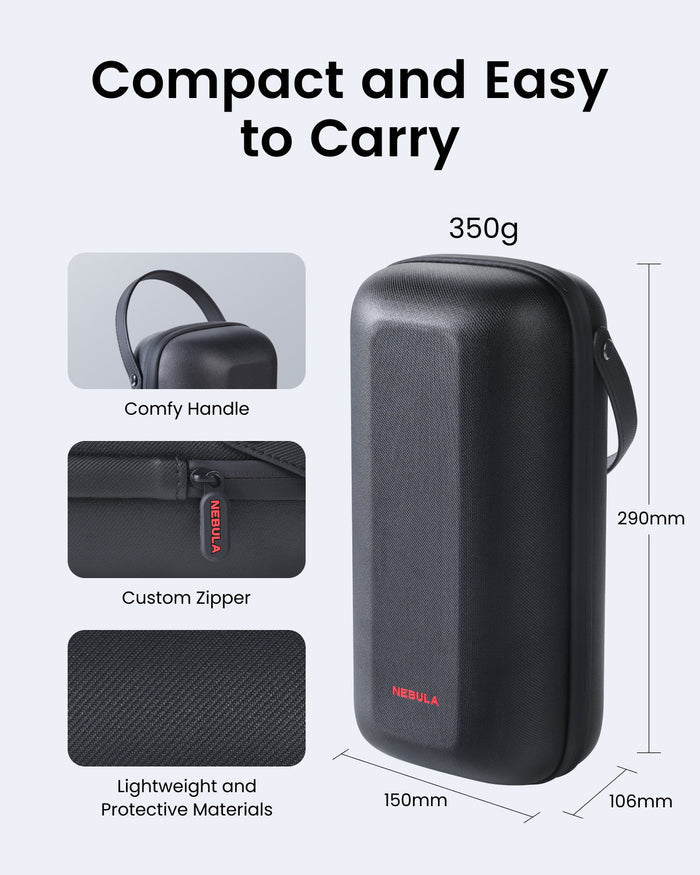soundcore Nebula Capsule 3 Laser Carry Case | Grab & Go Water-Resistant Protection
