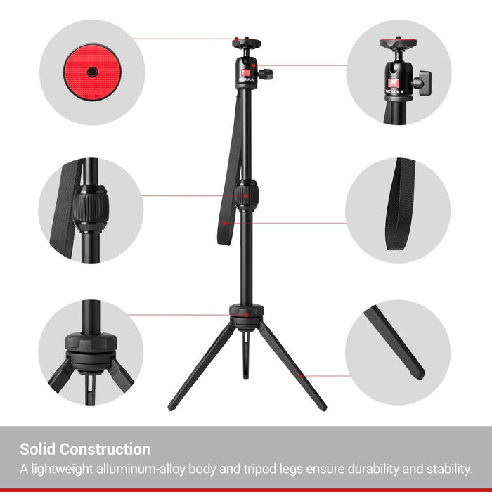 soundcore Nebula Capsule & Universal Projector Tripod | Adjustable Height for Perfect Viewing