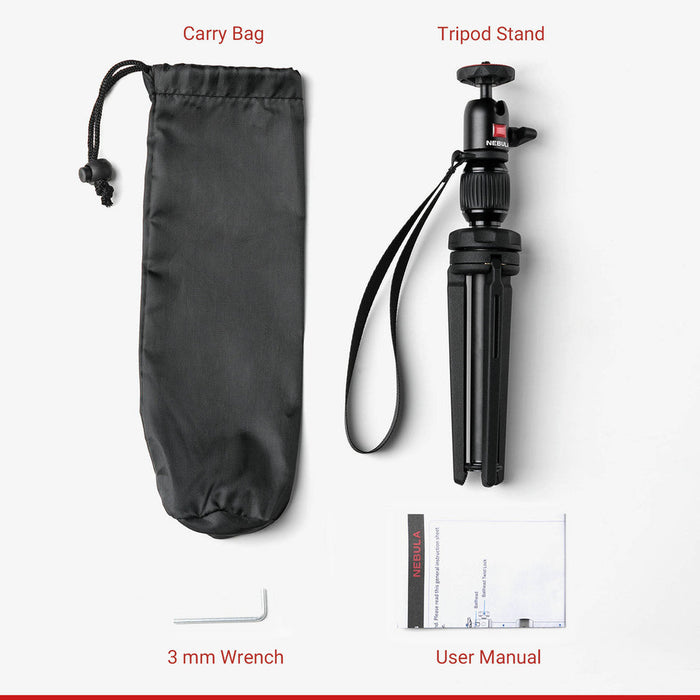 soundcore Nebula Capsule & Universal Projector Tripod | Adjustable Height for Perfect Viewing
