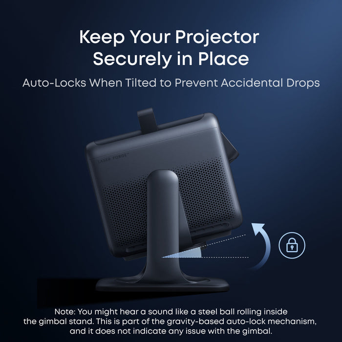 soundcore Nebula X1, X1S & 4K SE Gimbal Stand | Auto-Lock for Perfect Viewing Angles