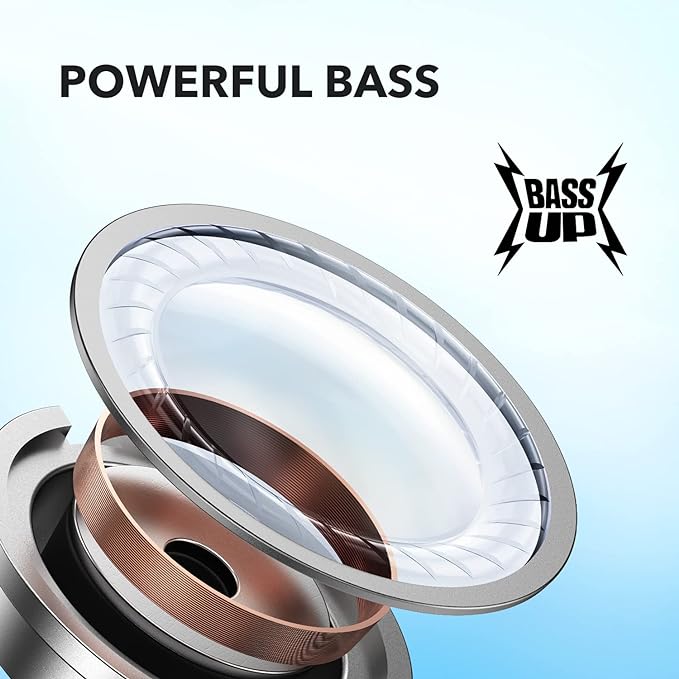 earbuds driver with BassUp technology for soundcore