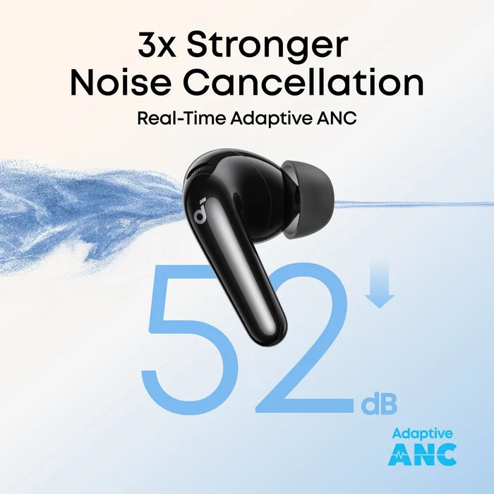 soundcore earbud with adaptive ANC for noise cancellation