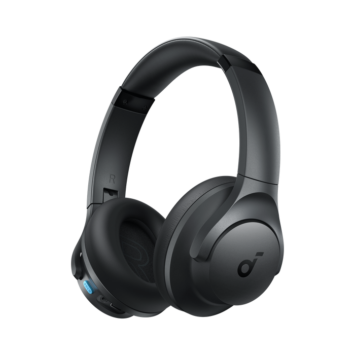soundcore wireless headphones with padded earcups for comfort