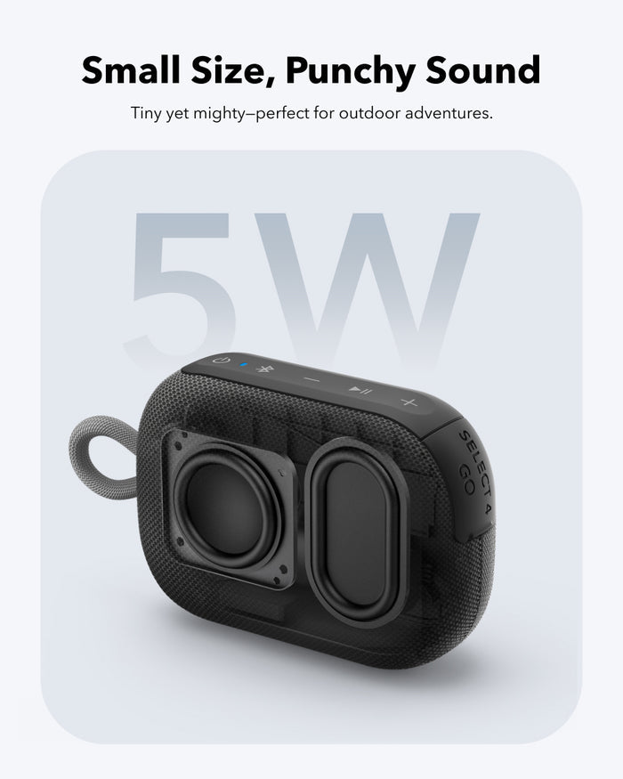 soundcore Select 4 Go Bluetooth Shower Speaker (Refurbished)