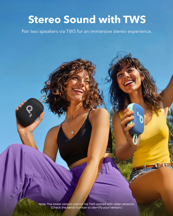 soundcore Select 4 Go | Waterproof Bluetooth Shower Speaker by Anker