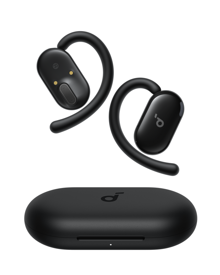 soundcore wireless earbuds with ear hooks for secure fit