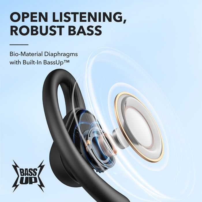 soundcore earbuds with BassUp for rich bass sound