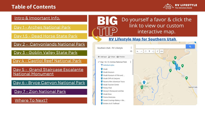 Southern Utah RV Adventure Guide: 7-Day Itinerary Through Zion, Bryce Canyon, Arches, and More