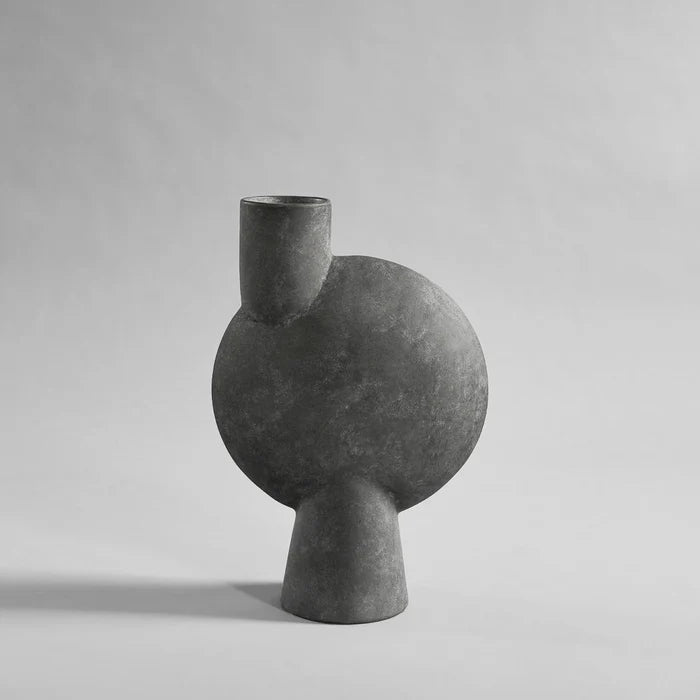 Sphere Vase Bubl - Big, Sphere Dark Grey Vases 101 Copenhagen