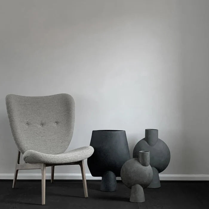 Sphere Vase Bubl - Big, Sphere Dark Grey Vases 101 Copenhagen