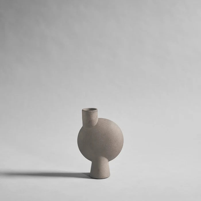 Sphere Vase Bubl, Medio - Taupe Vases 101 Copenhagen