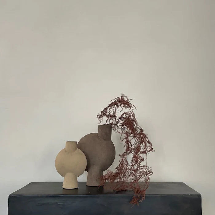 Sphere Vase Bubl, Medio - Taupe Vases 101 Copenhagen