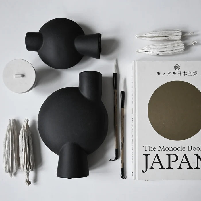 Sphere Vase Bubl, Mini - Black Vases 101 Copenhagen