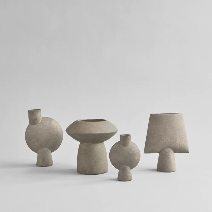 Sphere Vase Bubl, Mini - Taupe Vases 101 Copenhagen