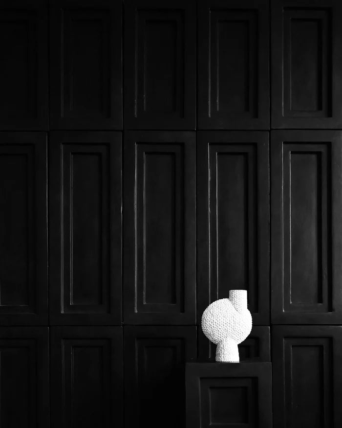 Sphere Vase Bubl Shisen, Medio - Bone White Vases 101 Copenhagen