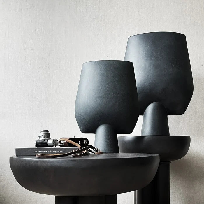 Sphere Vase Square, Big - Black Vases 101 Copenhagen