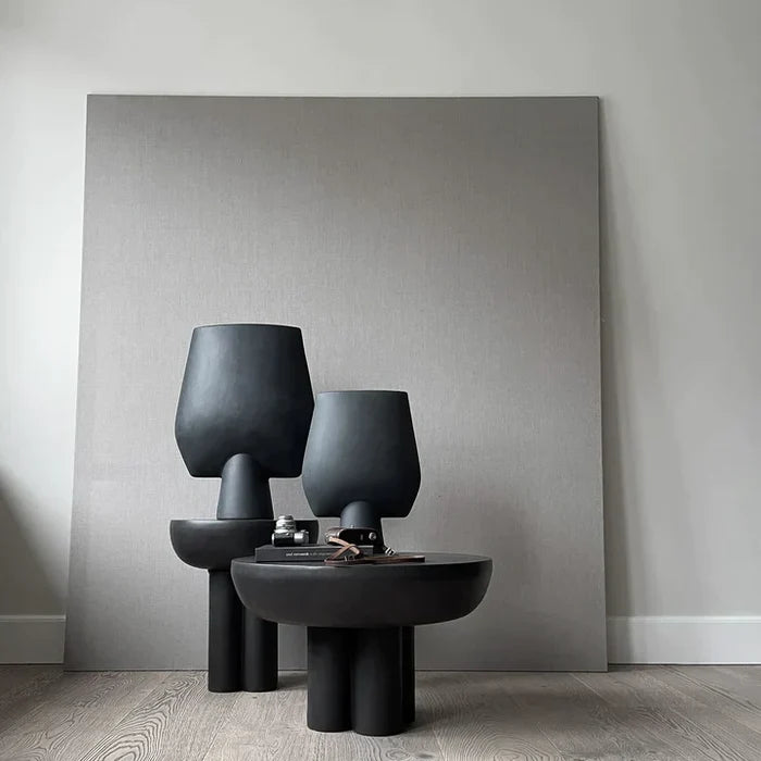 Sphere Vase Square, Big - Black Vases 101 Copenhagen