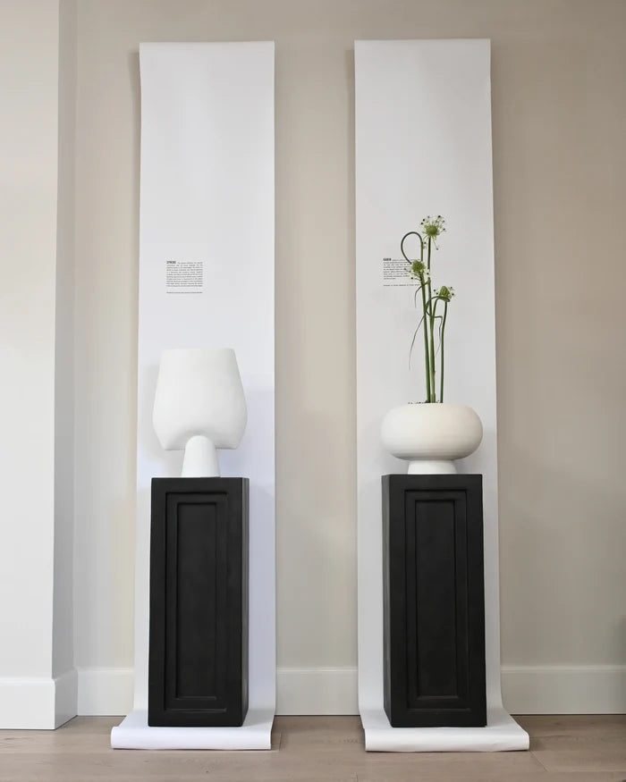 Sphere Vase Square, Big - Bone White Vases 101 Copenhagen