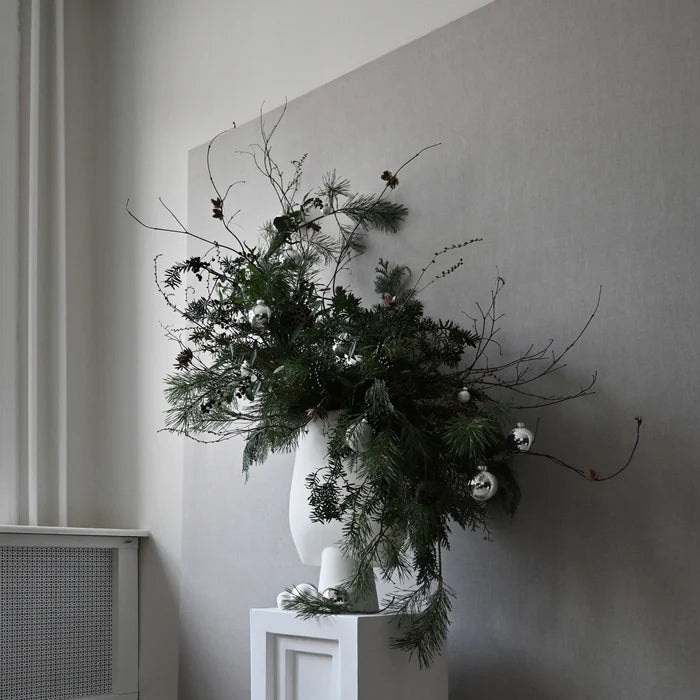 Sphere Vase Square, Big - Bone White Vases 101 Copenhagen