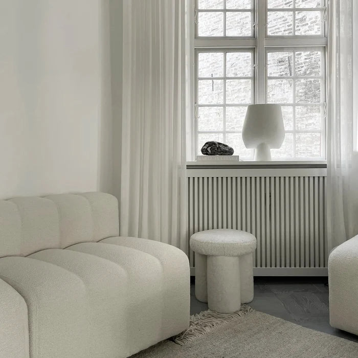 Sphere Vase Square, Big - Bone White Vases 101 Copenhagen