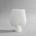 Sphere Vase Square, Big - Bubble White Vases 101 Copenhagen