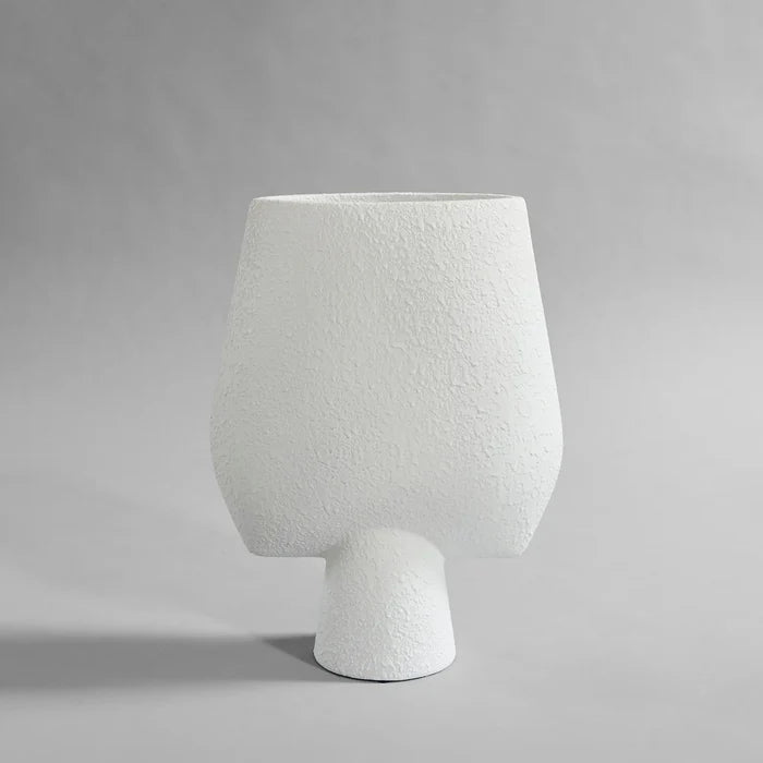 Sphere Vase Square, Big - Bubble White Vases 101 Copenhagen