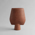 Sphere Vase Square, Big - Terracotta Vases 101 Copenhagen