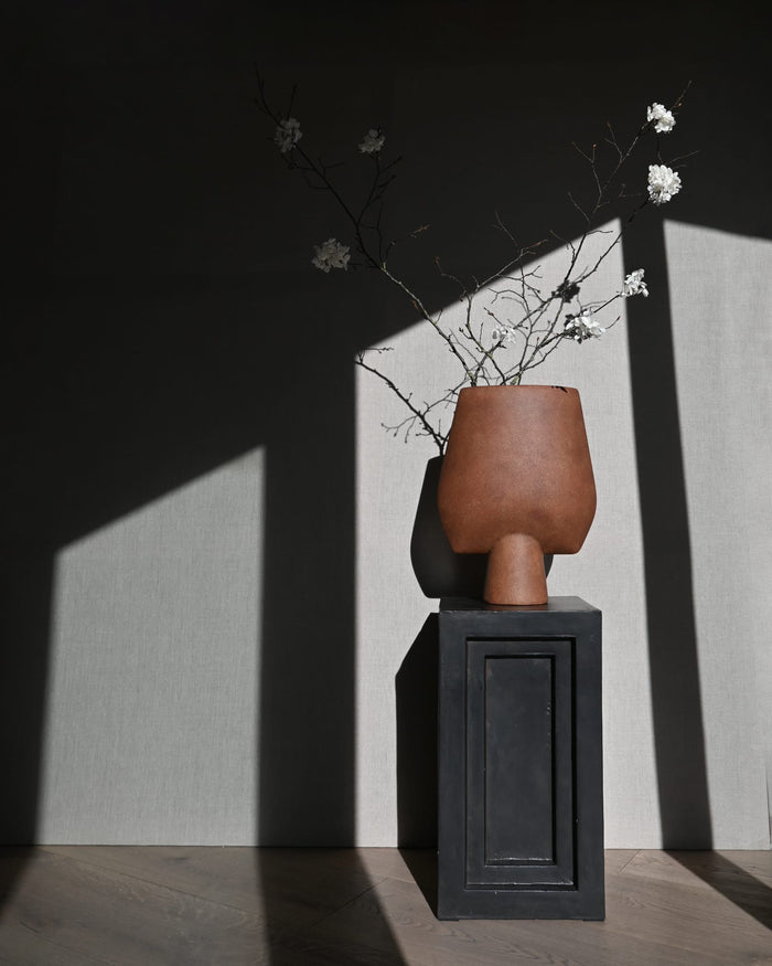 Sphere Vase Square, Big - Terracotta Vases 101 Copenhagen