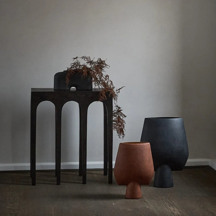 Sphere Vase Square, Big - Terracotta Vases 101 Copenhagen