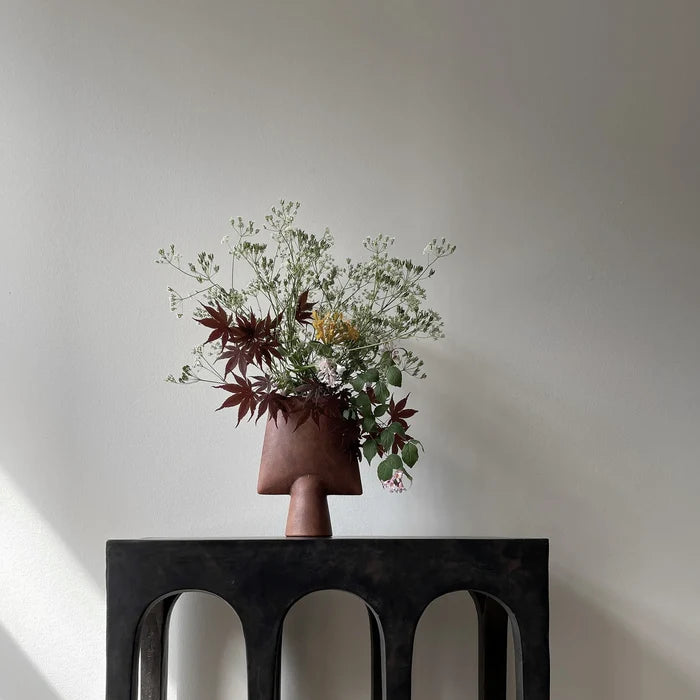 Sphere Vase Square, Mini - Terracotta Vases 101 Copenhagen