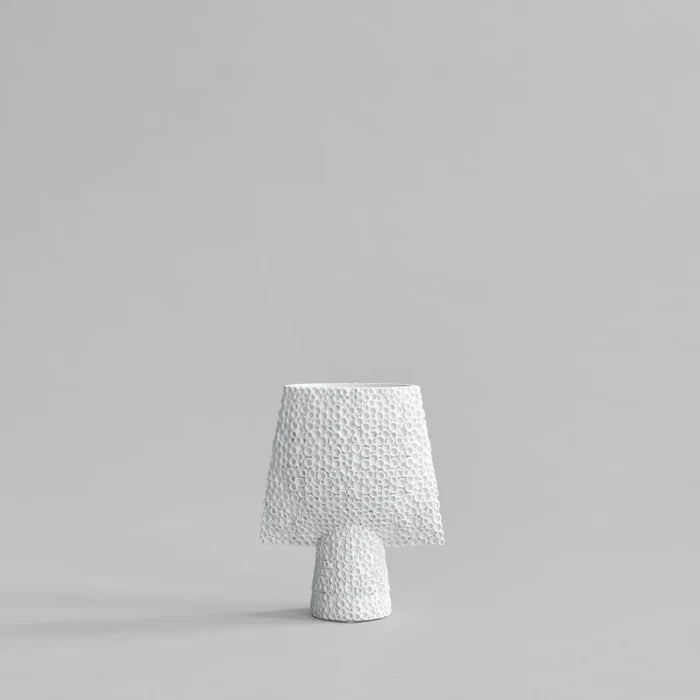 Sphere Vase Square Shisen, Mini - Bone White Vases 101 Copenhagen