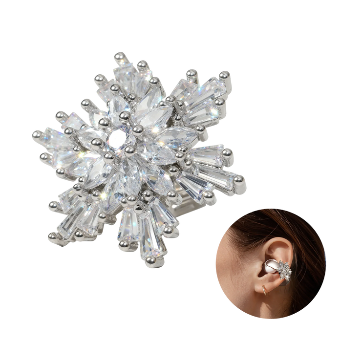 Stylish Snowflake Accessory | Exclusive Design for soundcore AeroClip