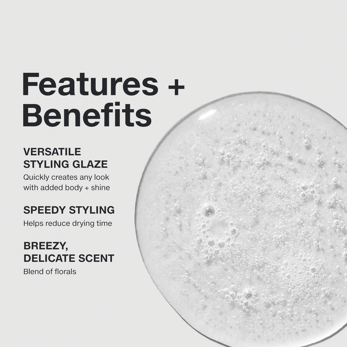 Paul Mitchell Super Sculpt Styling Glaze: versatile styling glaze helps reduce drying time with a breezy, delicate scent.