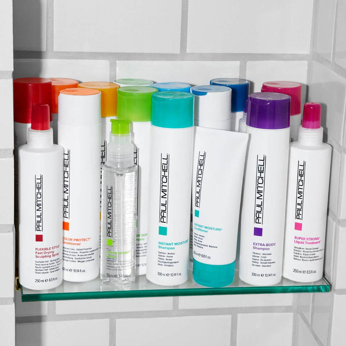Lifestyle image of old packaging for Paul Mitchell