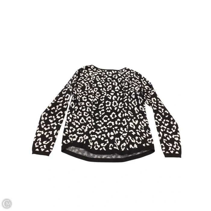 Sweater By Chicos In Animal Print, Size: M